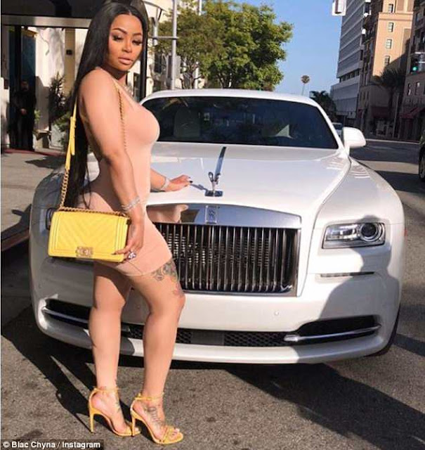 Blac Chyna steps out in Nude