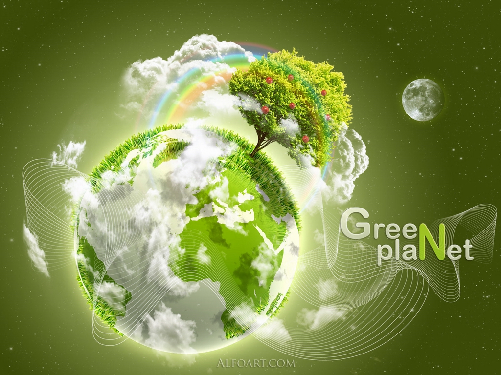 Earth Day PowerPoint background 004