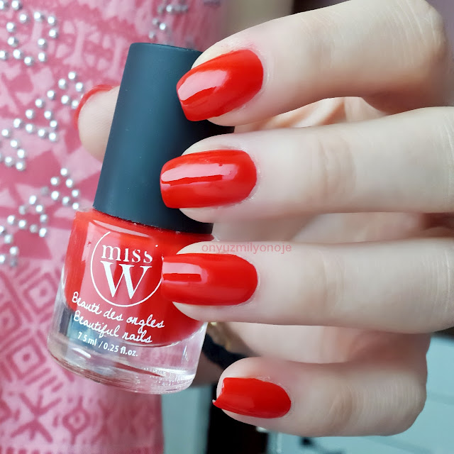  Miss W Beaute des Ongles Oje (No 04 / Kırmızı)