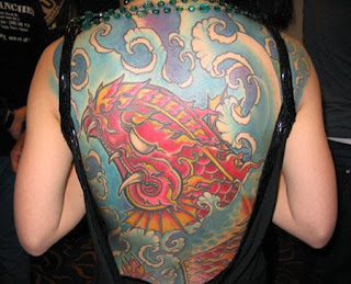 Feminine Tattoos With Image Feminine Full Backpiece Tattoo Designs Picture 2