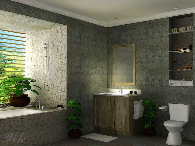 desain keramik lantai kamar mandi minimalis