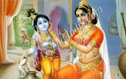 Krishna and His Mother
