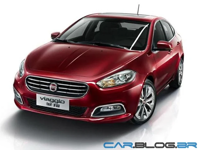 Novo Fiat Viaggio rosso