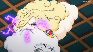 ワンピースアニメ 1034話 ヘラ ゼウス 食べる ZEUS | ONE PIECE Episode 1034
