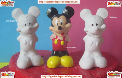 statueta colombina mickey mouse de pictat si de colorat