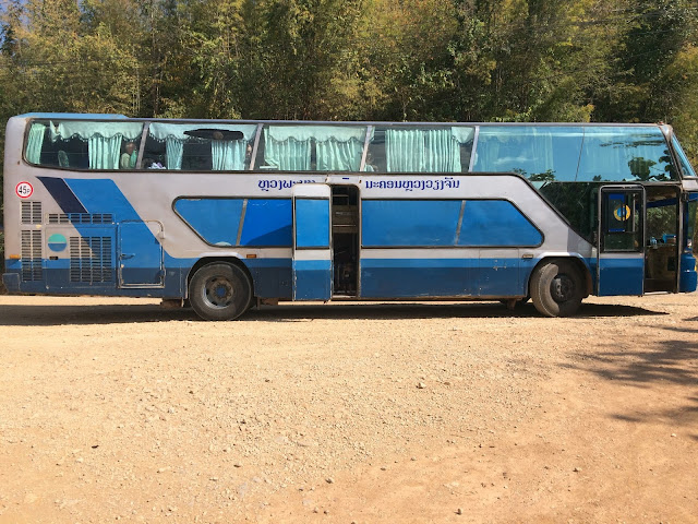 road from lunag prabang to vang vieng