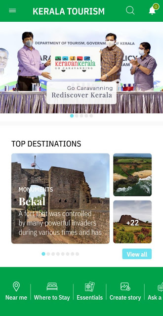 Kerala Tourism mobile app for tourists