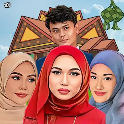 Ria Raya - Iman Troye, Dahlia Farhana, Layka Dan Fimie Don