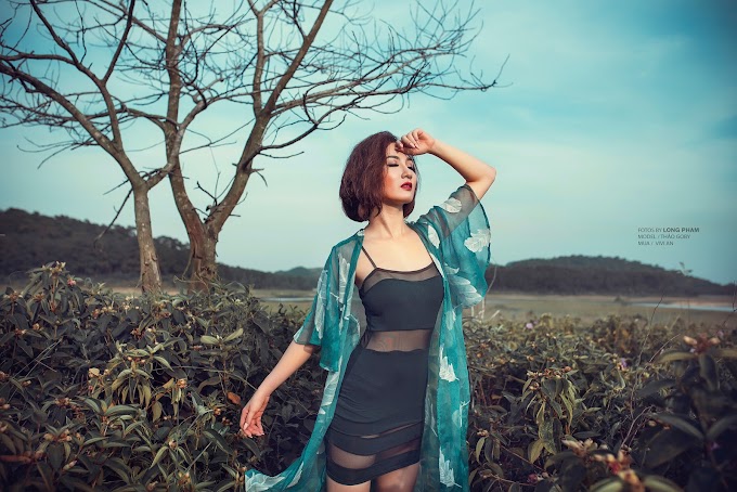 Beauty Vietnamese Mature Woman Thao Goby Outdoor Photoshoot