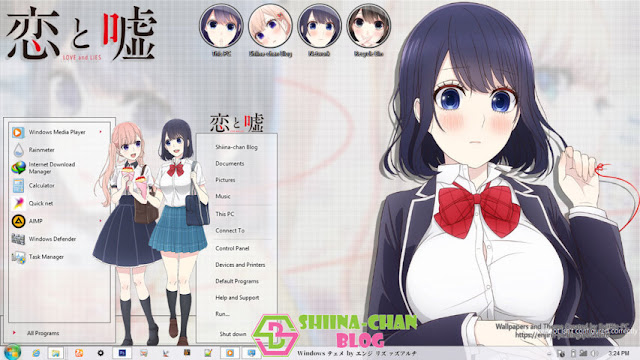 Windows 8/8.1 Theme Koi to Uso by Enji Riz