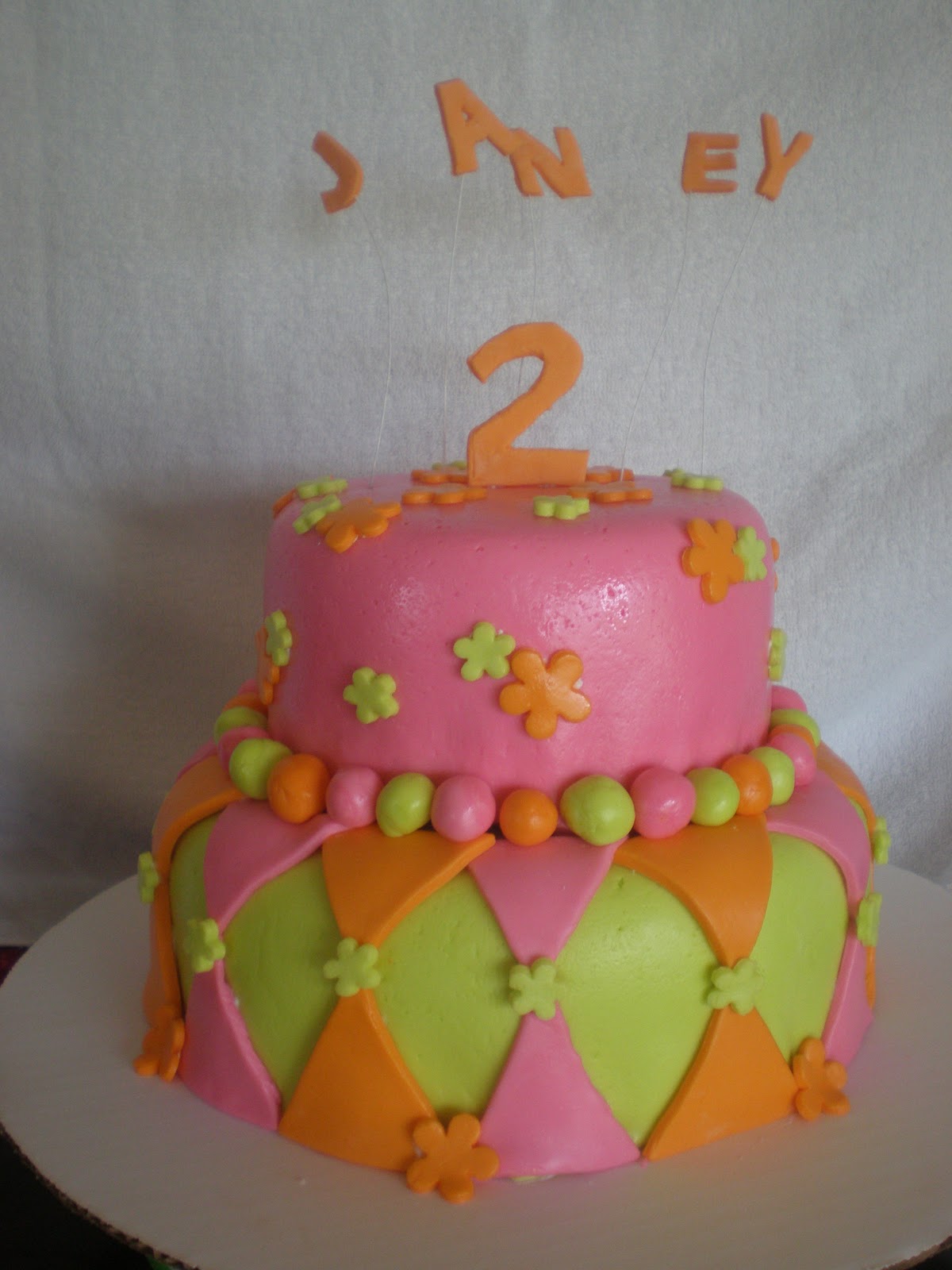 April's Aloha Cakes: 2 Year Old Birthday Cake