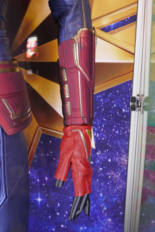 Captain Marvel gauntlet glove detail