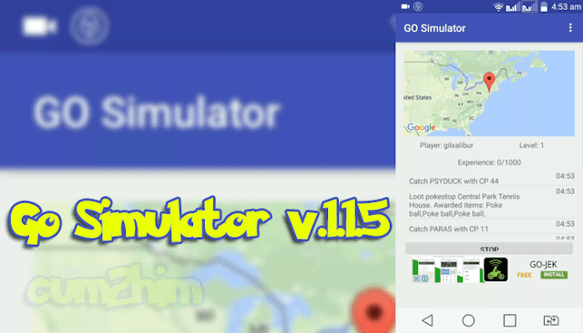 Aplikasi Pokemon GO Simulator 1.1.5  Apk (Bot Android)