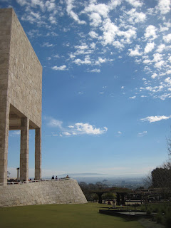 Exhibitions Pavilion and Garden Terrace Cafe at The Getty Center