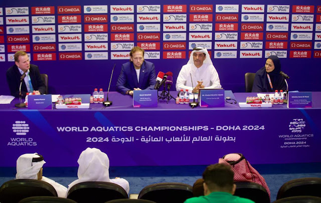 نسخة بطولة العالم للألعاب المائية 2024 تُحطم الرقم القياسي لحجم المشاركة