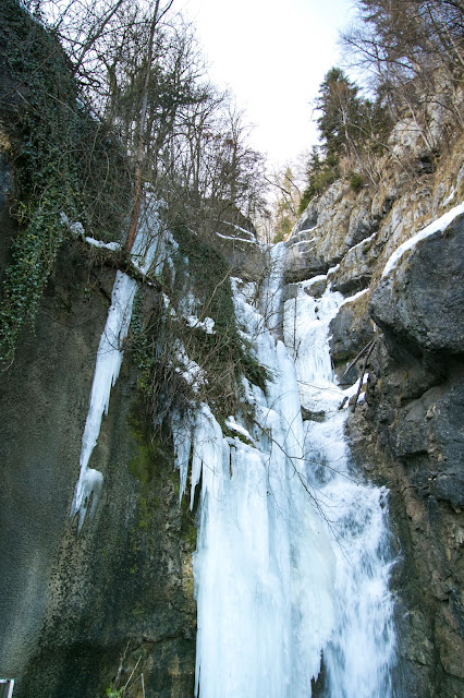 Cascata vista dal parcheggio