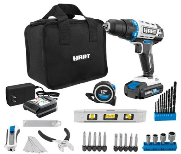 Image: HART 20-Volt Cordless 36-Piece Project Kit