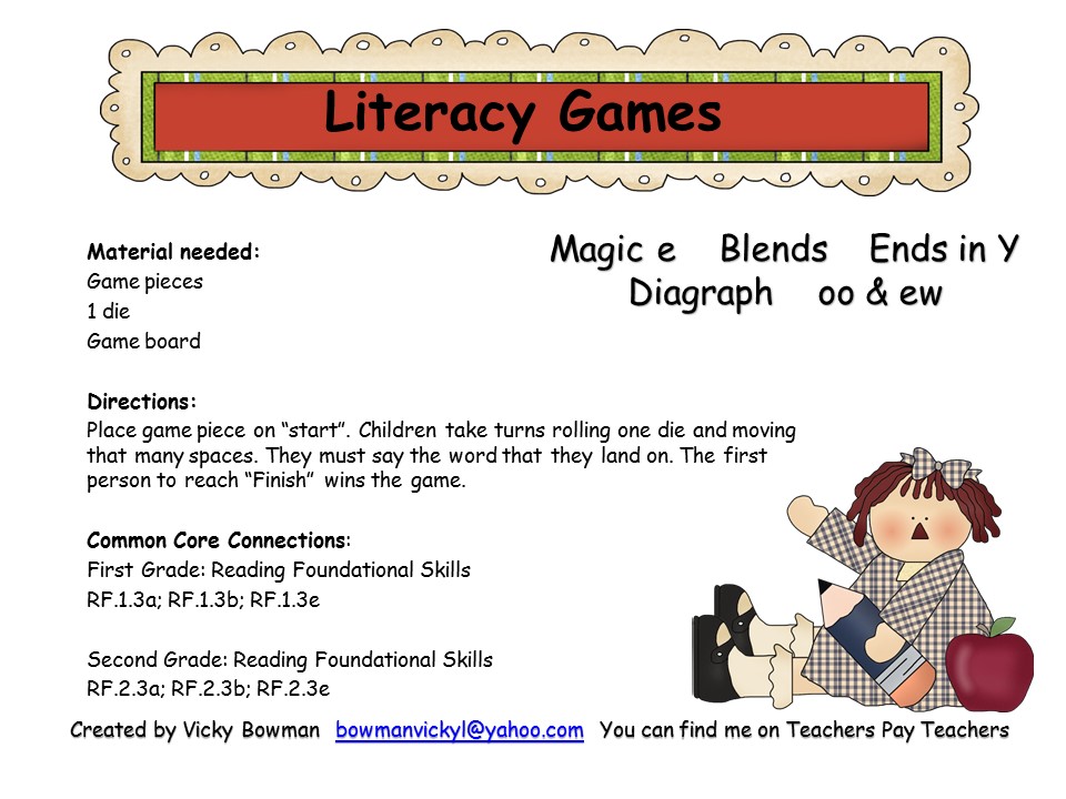 Literacy Games