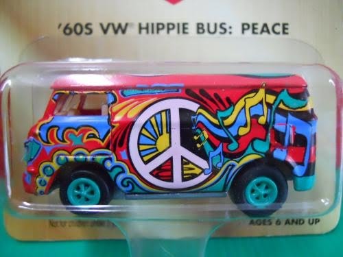 Johnny Lightning Collectors Club'60s VW Hippie Bus PEACE vw hippie bus