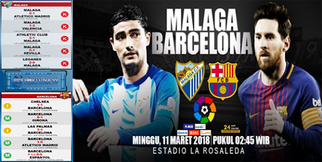 Malaga vs Barcelona 11-03-2018 | Stadion Estadio La Rosaleda