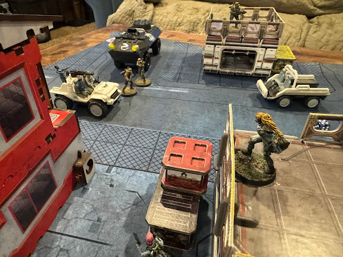 Battle Systems Galactic Core, Five Parsecs from home, Starfire Scoundrels, Infinity N5, tinkerturf sci-fi terrain, Micro Art Studio