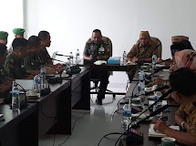 Danrem 133/Nani Wartabone Pimpin Rapat Kegiatan TMMD ke 102