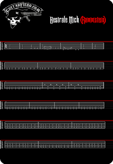 Tablatura guitarra Bestrafe Mich Rammstein