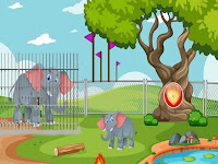 Games2Mad Rescue The Elephant Calf 2