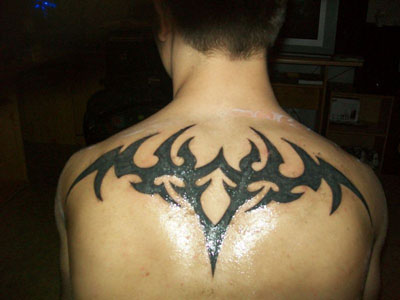 Tattoos For Men on Upper Back