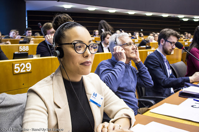 Stand Up For Europe - Students for Europe - Parlement européen - Photo par Ben Heine