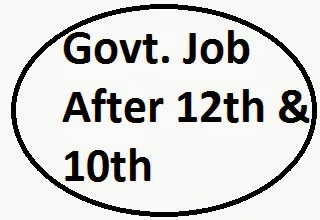 10th Pass Government Job, 12th pass government job | Government job after intermediate | Government Job after 12 | govt Job Notice for High School and Intermediate Candidates | 10th & 12th Qualifying Govt Jobs Posts