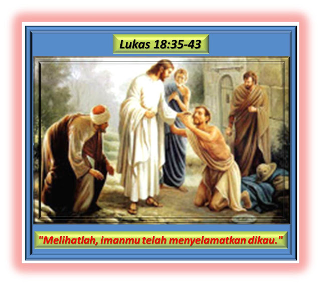 LUKAS  18:35-43