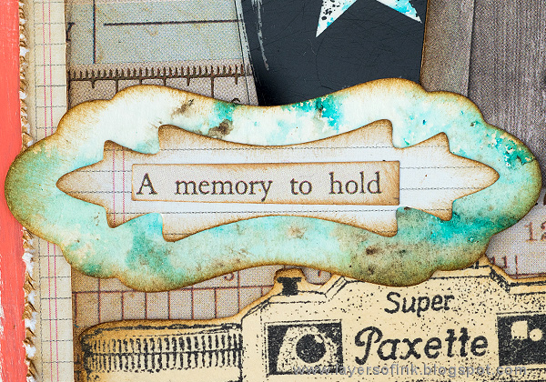 Layers of ink - Photo Storage Box Tutorial by Anna-Karin Evaldsson with Eileen Hull Sizzix Book Club dies