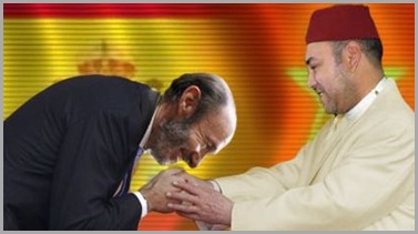 Rubalcaba con Mohamed VI
