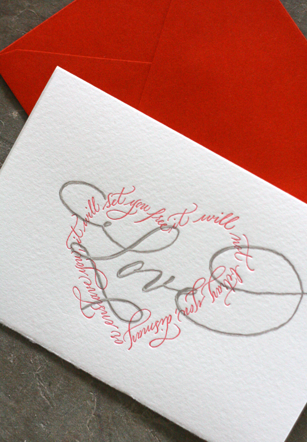 a wholesale collection of letterpress stationery and wedding suites