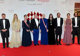 Princess Charlene and Prince Albert attend gala performance