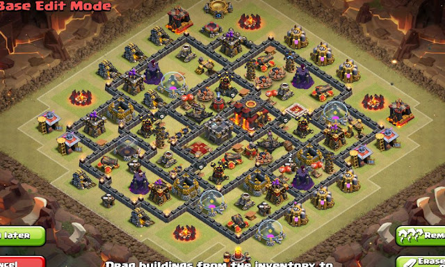 Diseños de aldeas. Ayuntamiento Nivel 10, Famirng, Clash of Clans, Ayuntamiento Anti Faming, Anti 3 Estrellas los mejores diseños de aldea, mejores bases defensivas, las mejores, bases, defensa, ataque, mejor aldea para guerra, mejores diseños de guerra