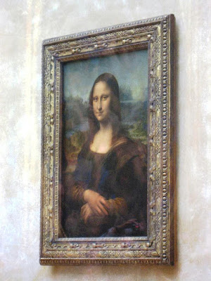 The Mona Lisa at Louvre