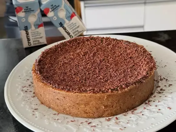 Torta de chocolate com menor valor calórico