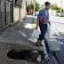 Maestra de Santo Domingo Este casi pierde la vida, tras caer en hoyo de filtrante