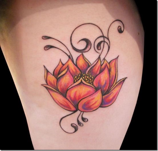 orange_fleur_de_lotus_tatouage