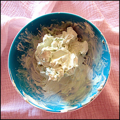 Hors table de Pauline - Gâteau à la menthe et au chocolat.