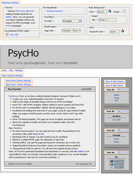 Psycho, Psycho Template creator, Psycho Template designer, blogger
 template designer, blogger themes creator, blogger themes generator