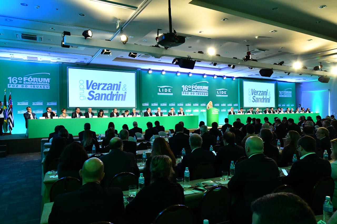 Líderes e autoridades debatem ações para retomada do crescimento brasileiro durante o 16º Fórum Empresarial LIDE