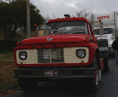 The Ford 750 owned by HCV C identity Stephen Costorphan is pictured 