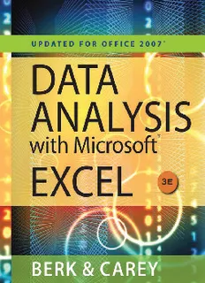 Data Analysis with Microsoft Excel