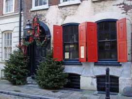 Dennis Severs' House, in its Christmas finery