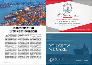 DICEMBRE 2019 PAG. 70 - Incoterms 2020-  Brevi considerazioni