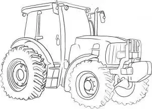 Comment dessiner un tracteur facile