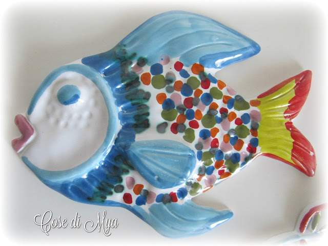 pesci di ceramica